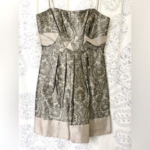 BCBG Strapless Cocktail Dress